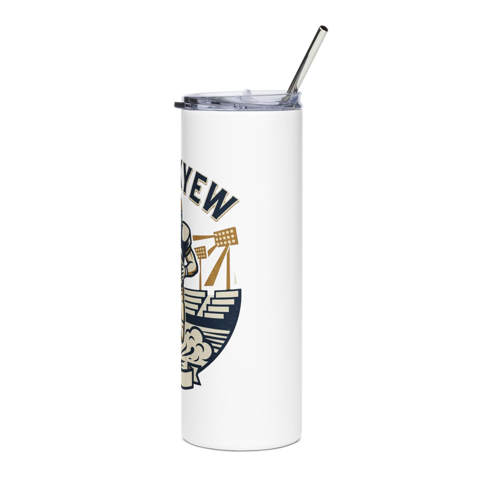 Thanksgiving Football Stainless Tumbler - 20oz Insulated Travel Cup