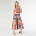 Serenity Patchwork Jumpsuit with Side Pockets