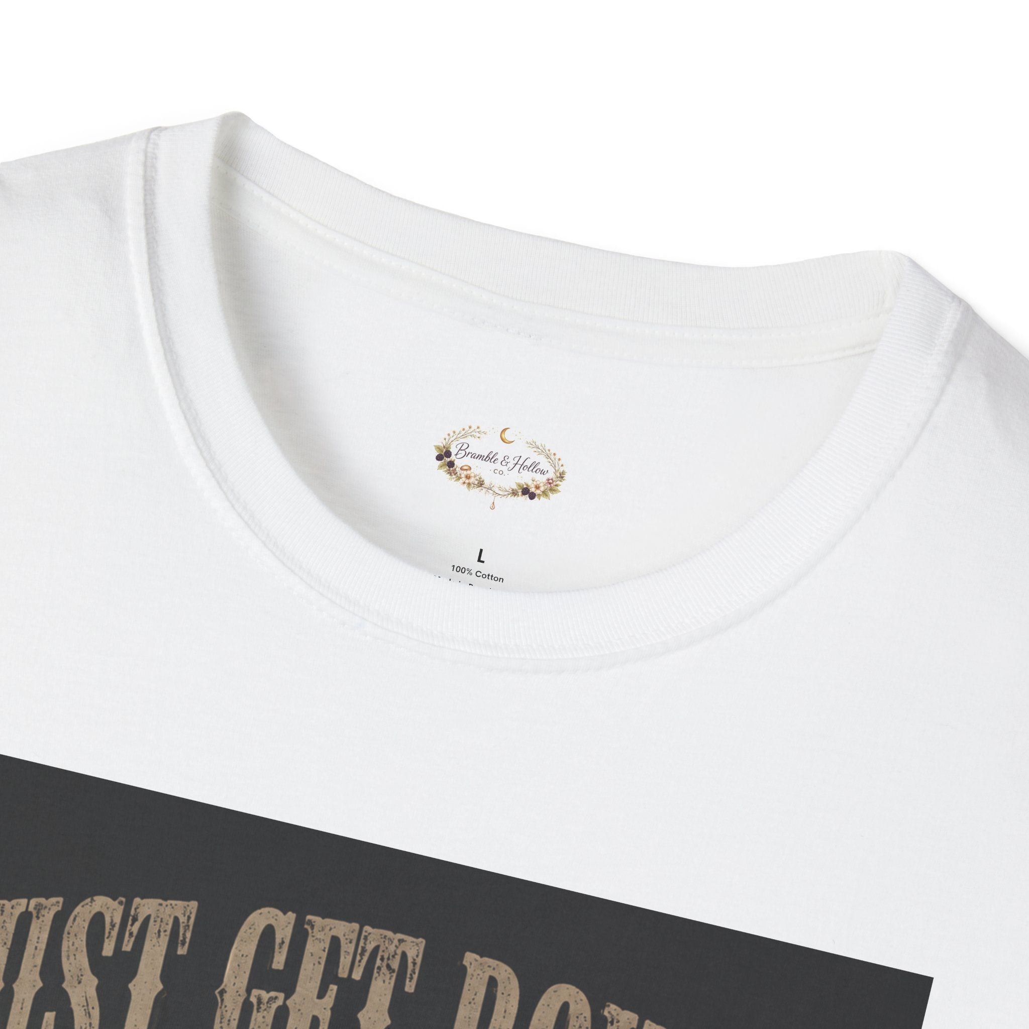 Just Get Rowdy / Raise Hell Graphic T-Shirt — Vintage Cowboy Western Party Tee