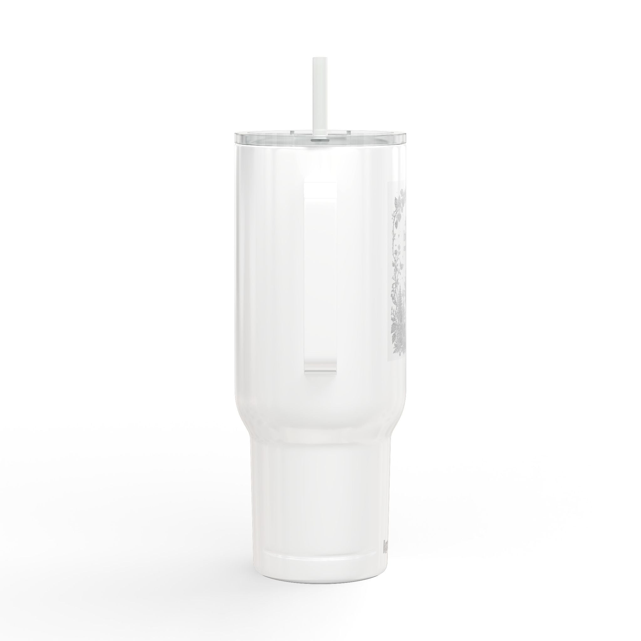40oz Engraved Insulated Tumbler with Lid — Bramble & Bellflower Botanical Design